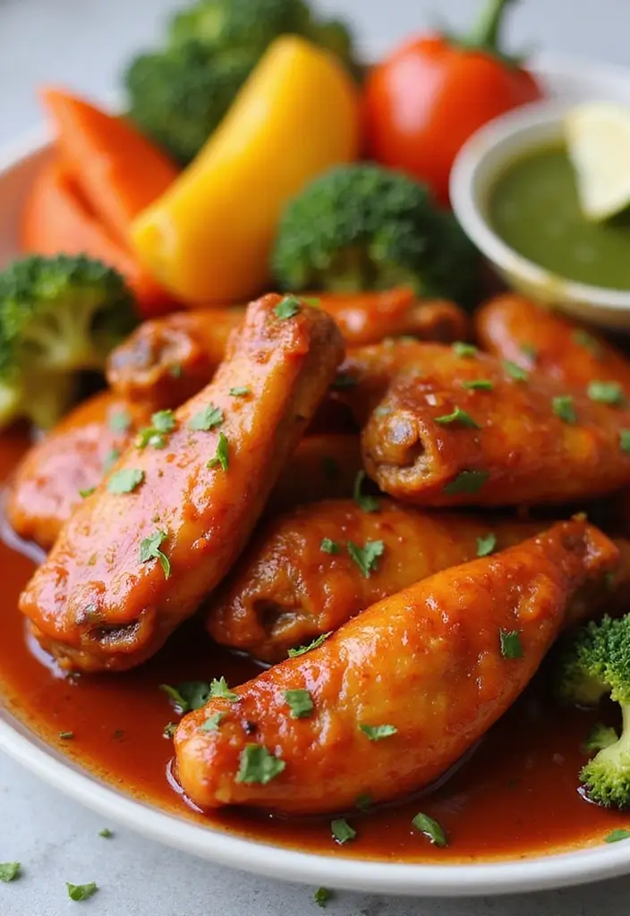 30 Sauce for Chicken Wings Recipes That Are Bold & Sticky - 29. Bell Pepper Sauce