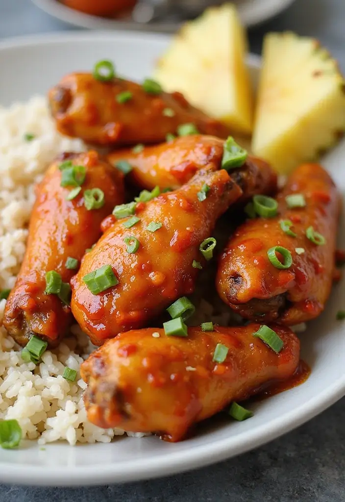 30 Sauce for Chicken Wings Recipes That Are Bold & Sticky - 30. Teriyaki Pineapple Sauce