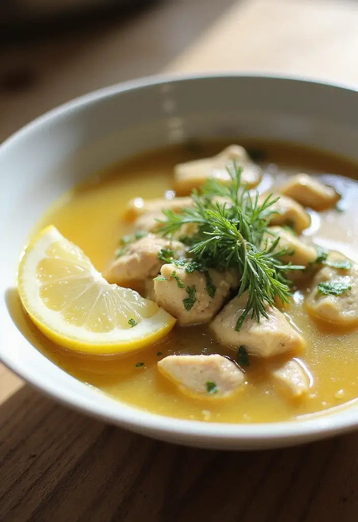 30 Soup with Rotisserie Chicken Recipes That Feel Cozy & Nourishing - 16. Greek Lemon Chicken Soup