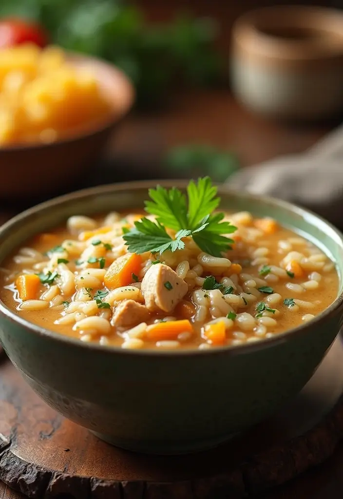 30 Soup with Rotisserie Chicken Recipes That Feel Cozy & Nourishing - 2. Creamy Chicken and Wild Rice Soup