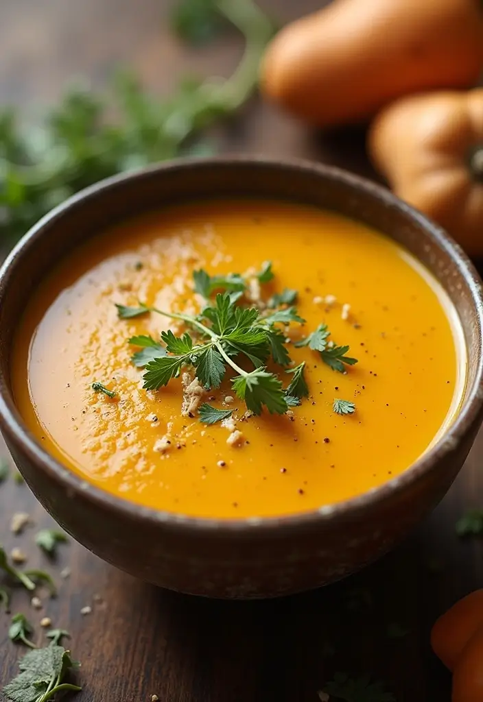 30 Soup with Rotisserie Chicken Recipes That Feel Cozy & Nourishing - 30. Chicken and Butternut Squash Soup