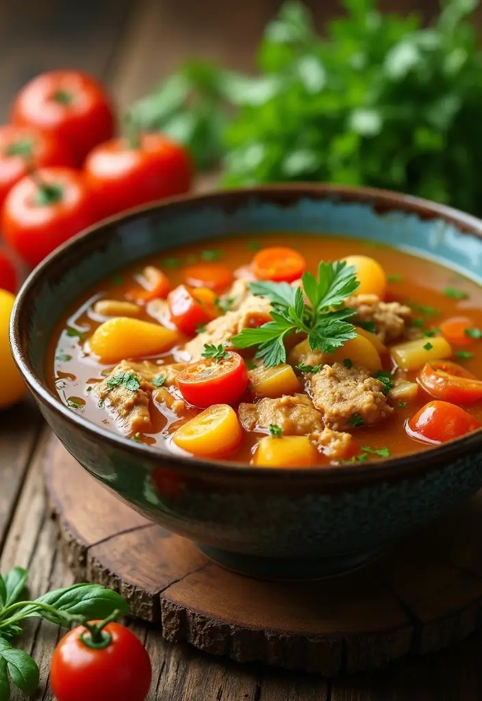 30 Soup with Rotisserie Chicken Recipes That Feel Cozy & Nourishing - 5. Chicken and Vegetable Soup