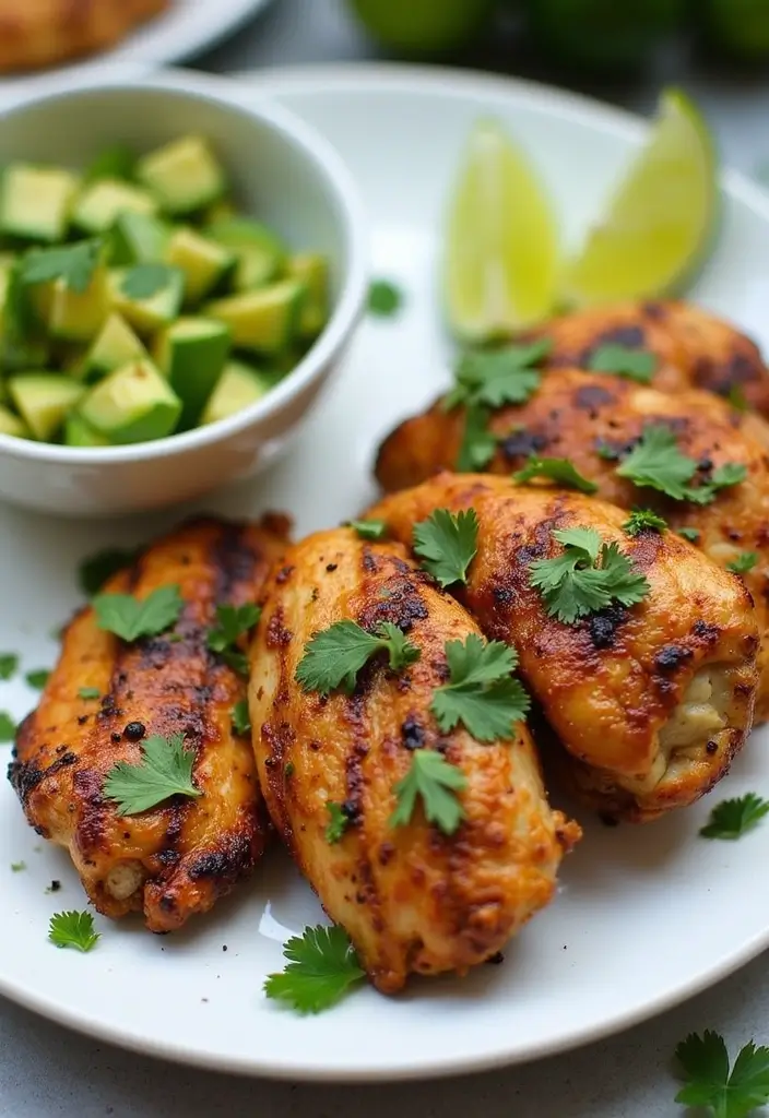 30 Summer Chicken Breast Recipes That Are Light & Grilled to Perfection 12 30 Summer Chicken Breast Recipes That Are Light & Grilled to Perfection - 11. Cilantro Lime Grilled Chicken
