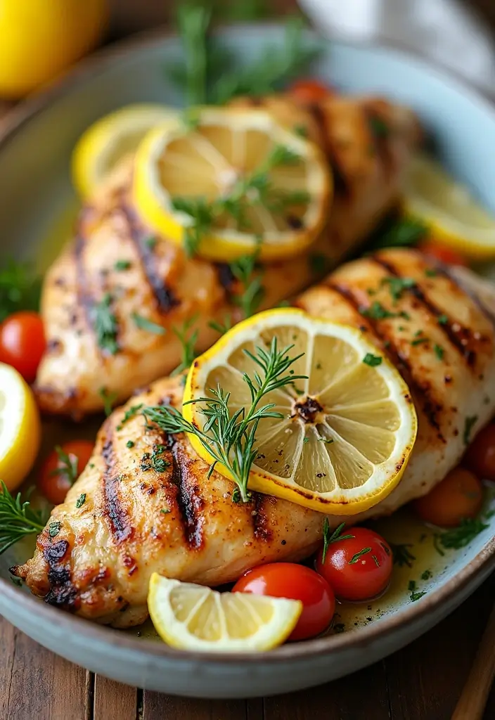 30 Summer Chicken Breast Recipes That Are Light & Grilled to Perfection 21 30 Summer Chicken Breast Recipes That Are Light & Grilled to Perfection - 20. Lemon Dill Grilled Chicken