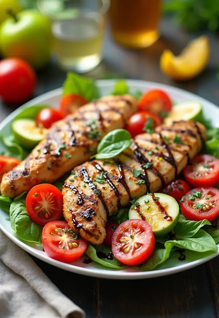 30 Summer Chicken Breast Recipes That Are Light & Grilled to Perfection 23 30 Summer Chicken Breast Recipes That Are Light & Grilled to Perfection - 22. Grilled Chicken Caprese Salad