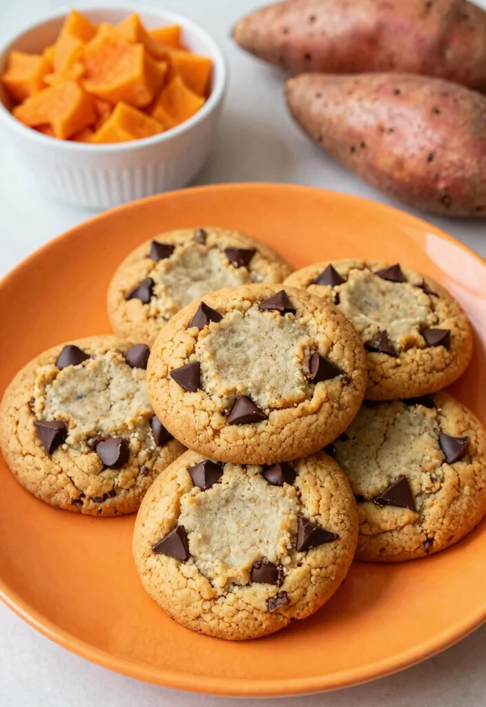 15 Cookie Recipes Without Eggs: Easy Allergy-Friendly Treats - 11. Sweet Potato Chocolate Chip Cookies 1
