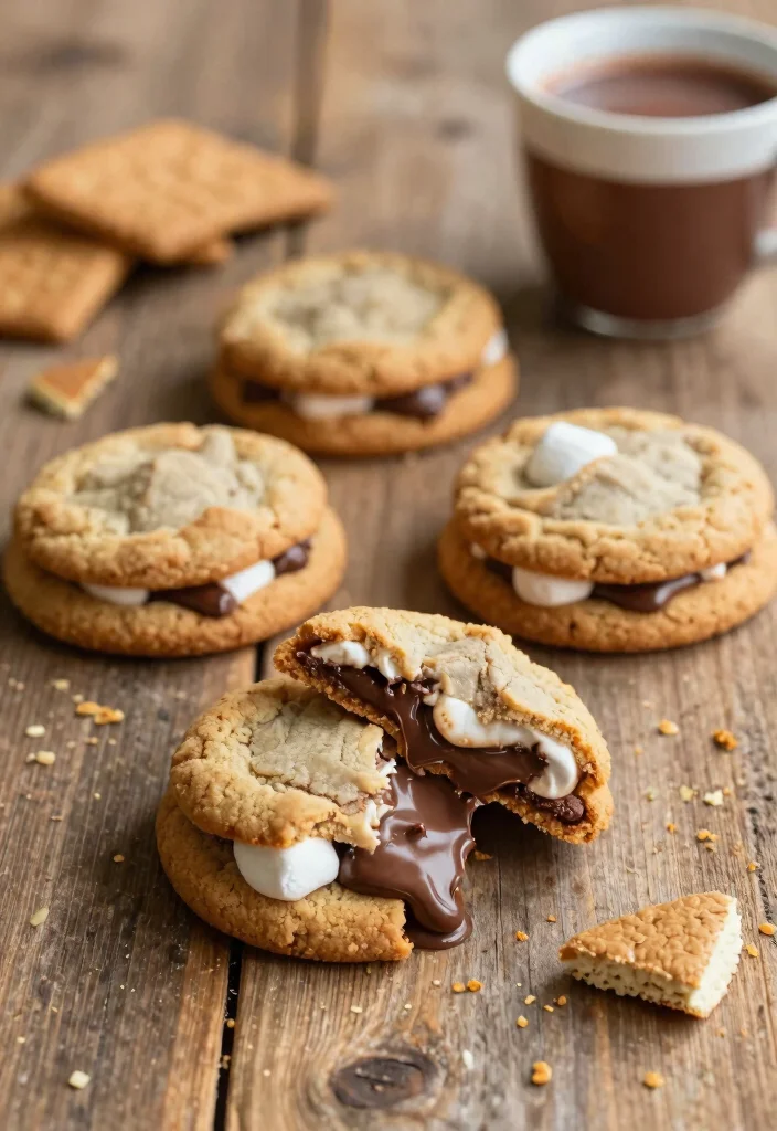 15 Cookie Recipes Without Eggs: Easy Allergy-Friendly Treats - 7. Easy S'mores Cookies 1