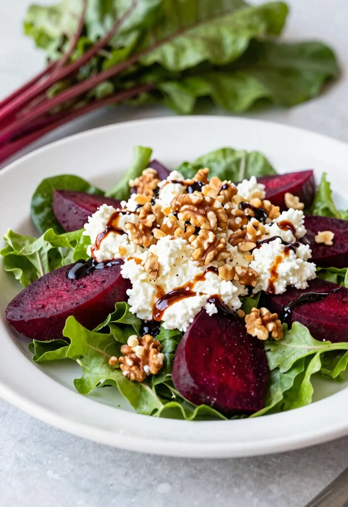 15 Cottage Cheese Recipes Snack High Protein Bites - 12. Cottage Cheese and Beet Salad 1