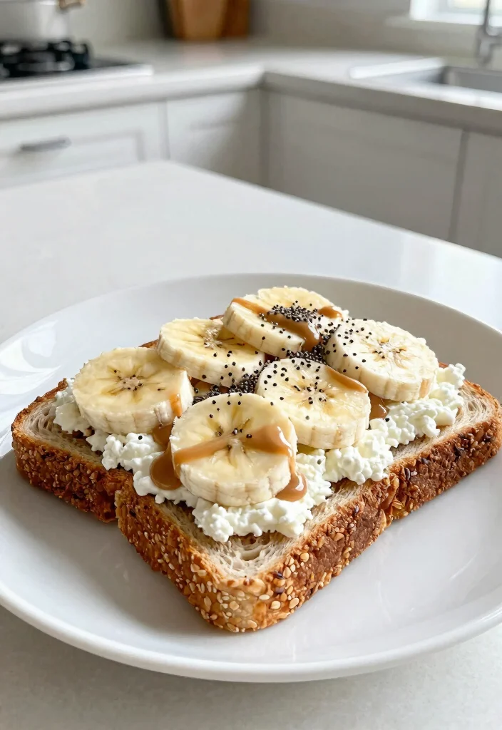 15 Cottage Cheese Recipes Snack High Protein Bites - 9. Cottage Cheese and Nut Butter Toast 1