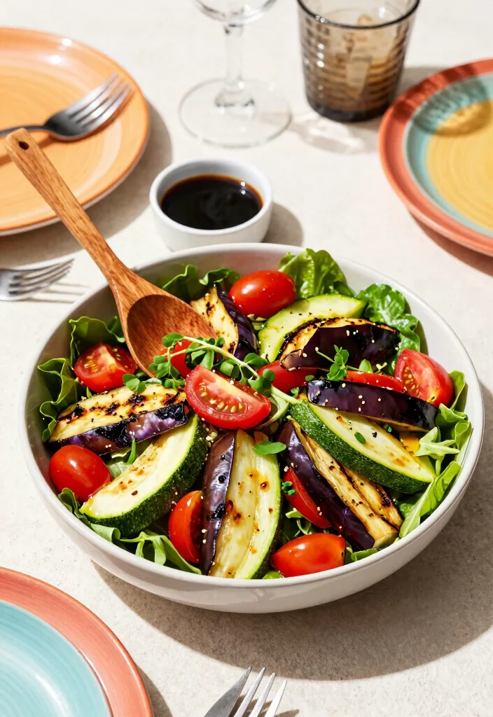 16 Eggplant and Zucchini Recipes Light Mediterranean Style - 10. Mediterranean Eggplant and Zucchini Salad 1