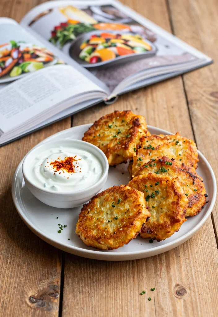 16 Eggplant and Zucchini Recipes Light Mediterranean Style - 5. Eggplant and Zucchini Fritters 1