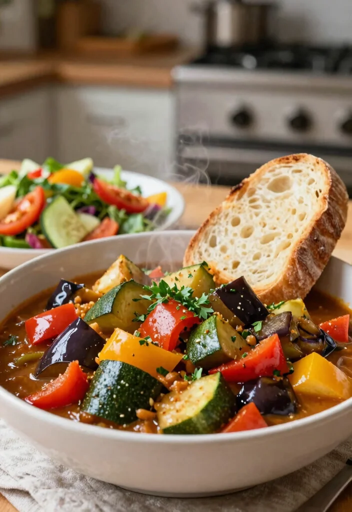 16 Eggplant and Zucchini Recipes Light Mediterranean Style - 8. Mediterranean Vegetable Stew 1