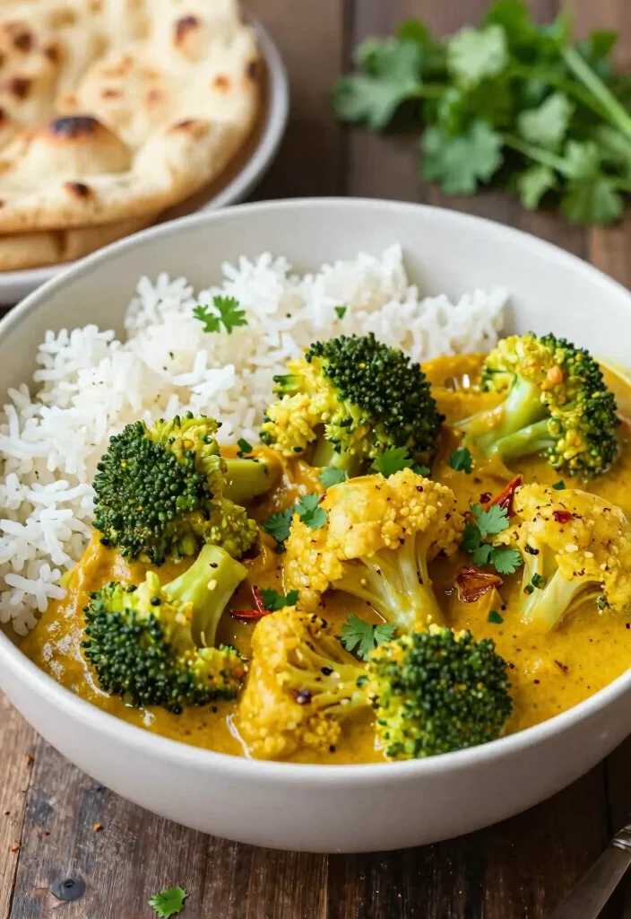 17 Broccoli and Cauliflower Recipes: Simple Nutritious Dishes - 13. Broccoli and Cauliflower Curry 1