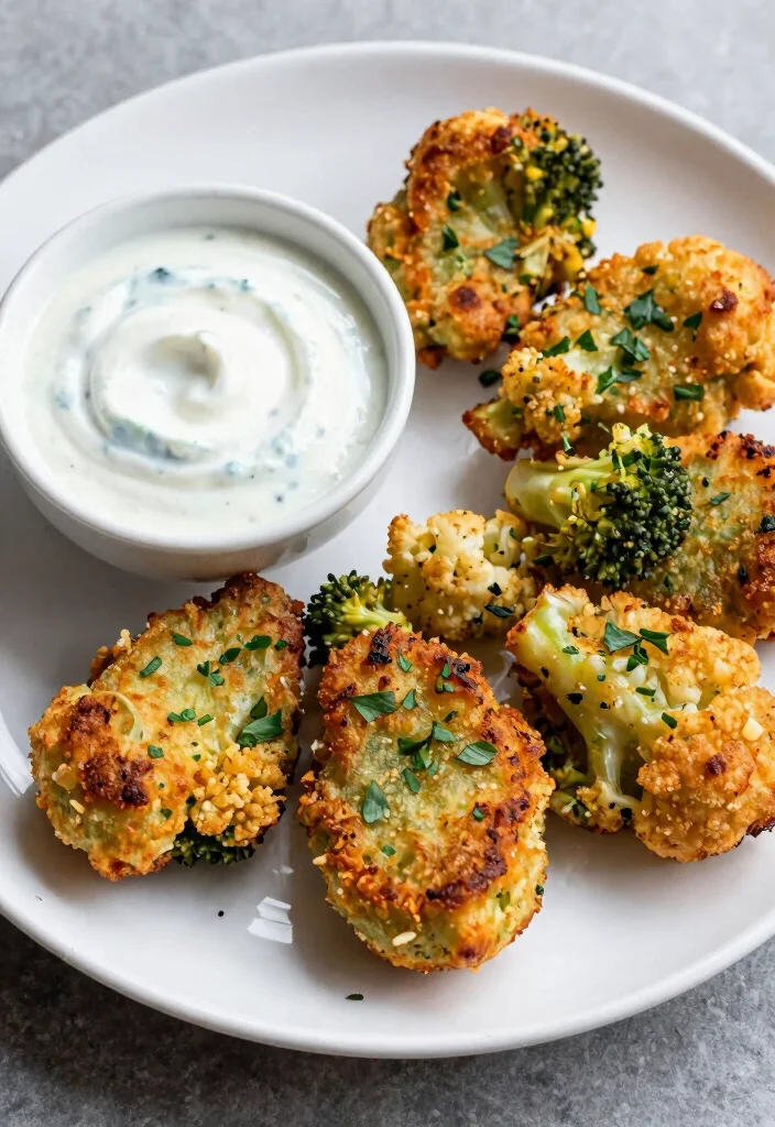17 Broccoli and Cauliflower Recipes: Simple Nutritious Dishes - 6. Broccoli and Cauliflower Fritters 1