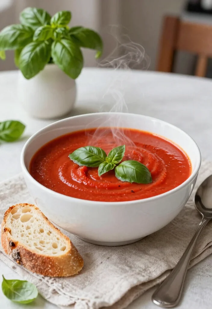 17 Canned Tomato Soup Recipes Cozy Quick Comfort - 1. Classic Creamy Tomato Basil Soup 1