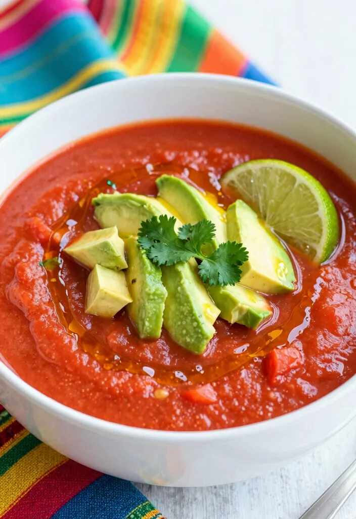 17 Canned Tomato Soup Recipes Cozy Quick Comfort - 14. Tomato Soup with Avocado and Lime 1
