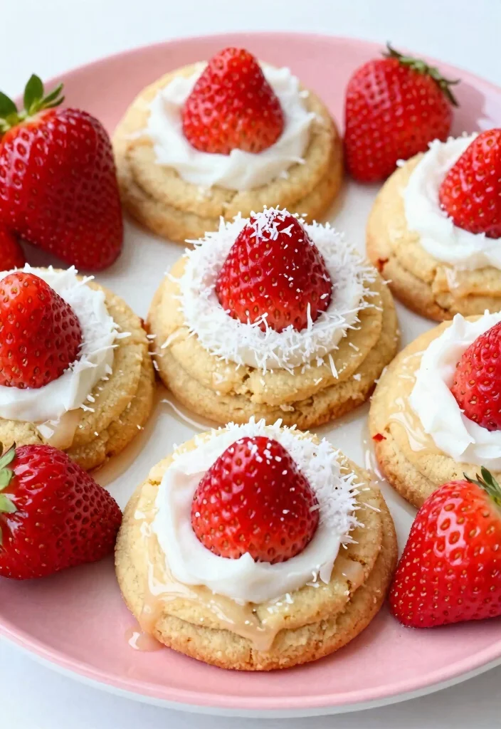 17 Gluten Free Cookie Recipes: Soft, Chewy, and Delicious 15 17 Gluten Free Cookie Recipes: Soft, Chewy, and Delicious - 14. Strawberry Shortcake Cookies 1