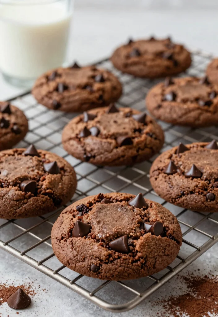 17 Gluten Free Cookie Recipes: Soft, Chewy, and Delicious 7 17 Gluten Free Cookie Recipes: Soft, Chewy, and Delicious - 6. Double Chocolate Chip Cookies 1