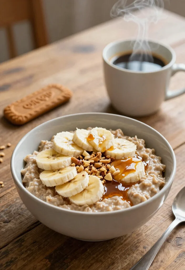 17 Irresistible Vegan Biscoff Cookie Butter Recipes - 10. Biscoff Cookie Butter Oatmeal 1