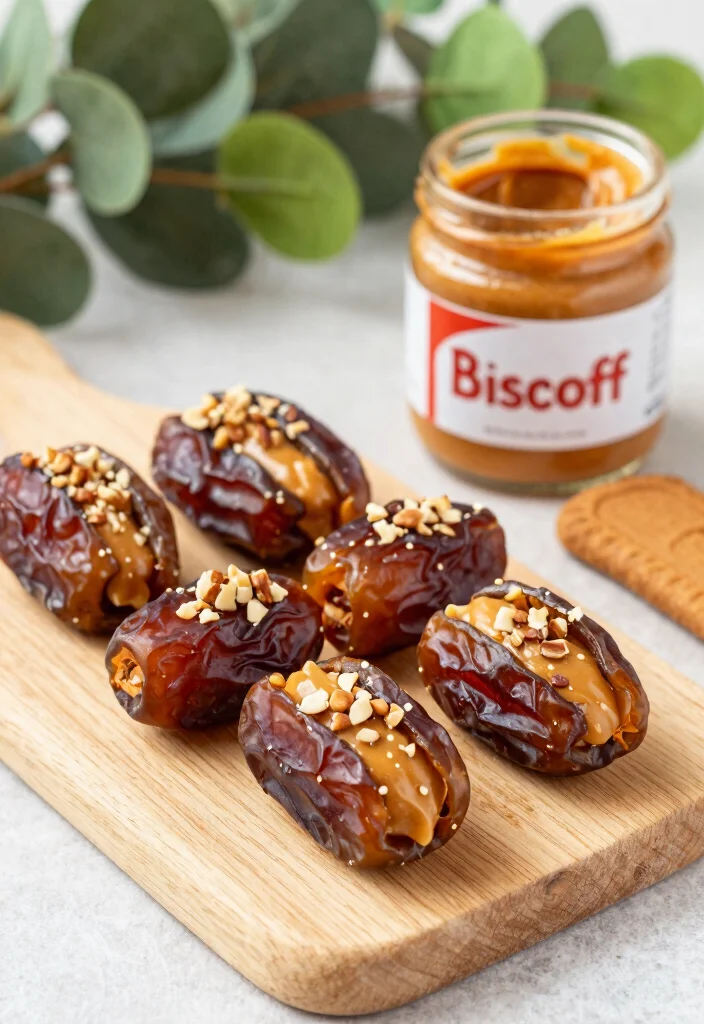 17 Irresistible Vegan Biscoff Cookie Butter Recipes - 7. Biscoff Cookie Butter Stuffed Dates 1