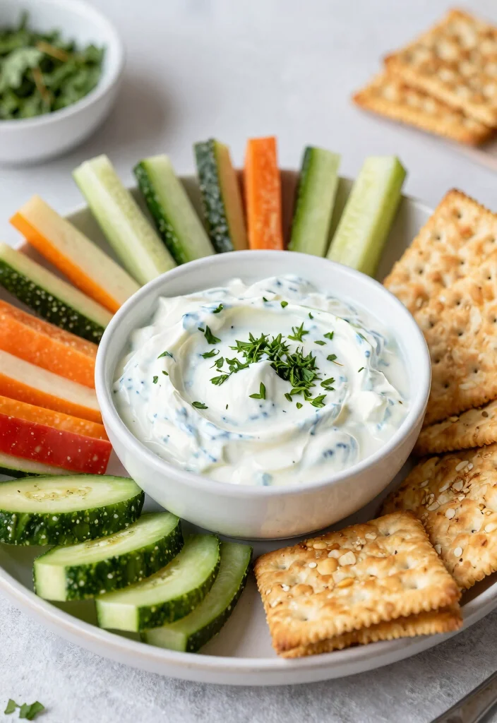 18 Appetizer Recipes for Party Easy Crowd Pleasers - 12. Greek Yogurt and Herb Dip 1