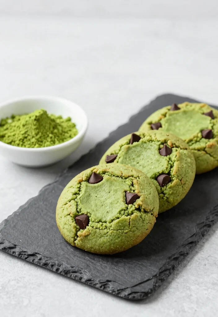 18 Cookie Recipes Chocolate Chip Classic Soft and Chewy - 13. Matcha Chocolate Chip Cookies 1