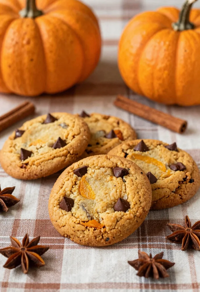 18 Cookie Recipes Chocolate Chip Classic Soft and Chewy - 14. Pumpkin Spice Chocolate Chip Cookies 1