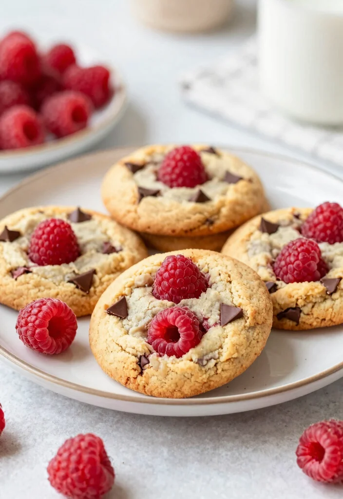 18 Cookie Recipes Chocolate Chip Classic Soft and Chewy - 16. Raspberry Chocolate Chip Cookies 1
