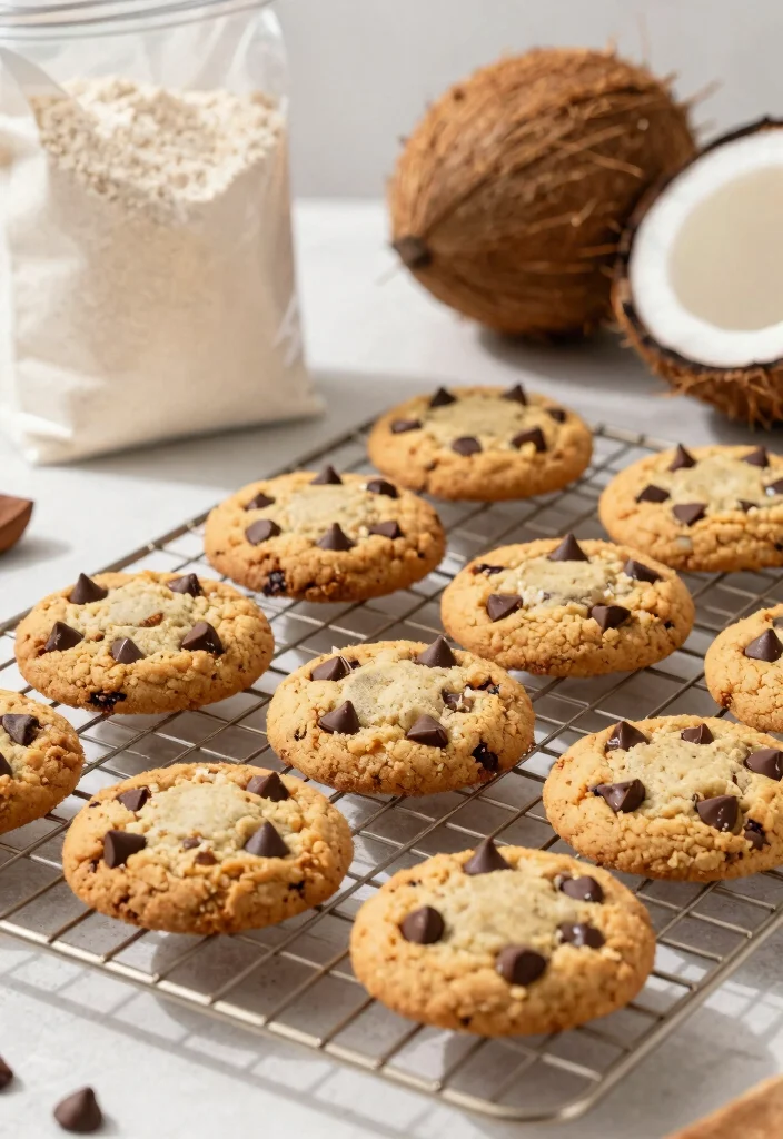 18 Cookie Recipes Chocolate Chip Classic Soft and Chewy - 6. Coconut Flour Chocolate Chip Cookies 1