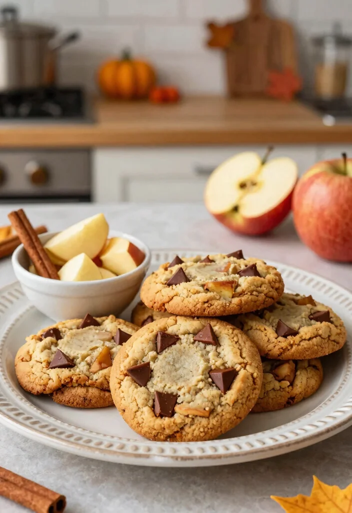 18 Cookie Recipes Chocolate Chip Classic Soft and Chewy - 9. Apple Cinnamon Chocolate Chip Cookies 1