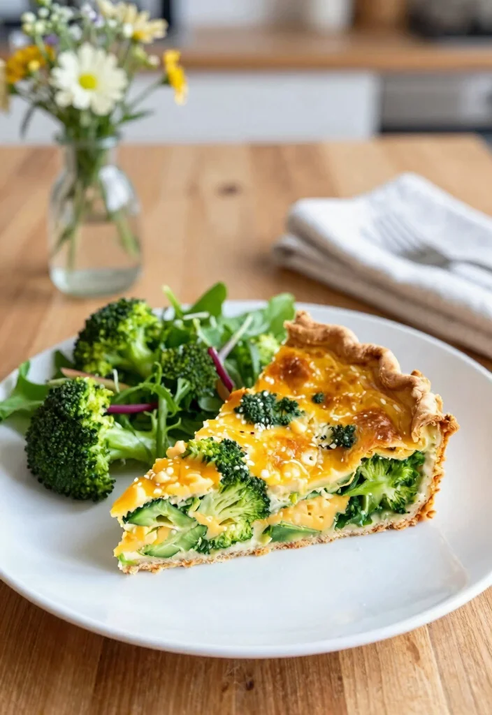 18 Crustless Quiche Recipes: Easy Protein-Packed Meals - 2. Broccoli and Cheddar Crustless Quiche 1