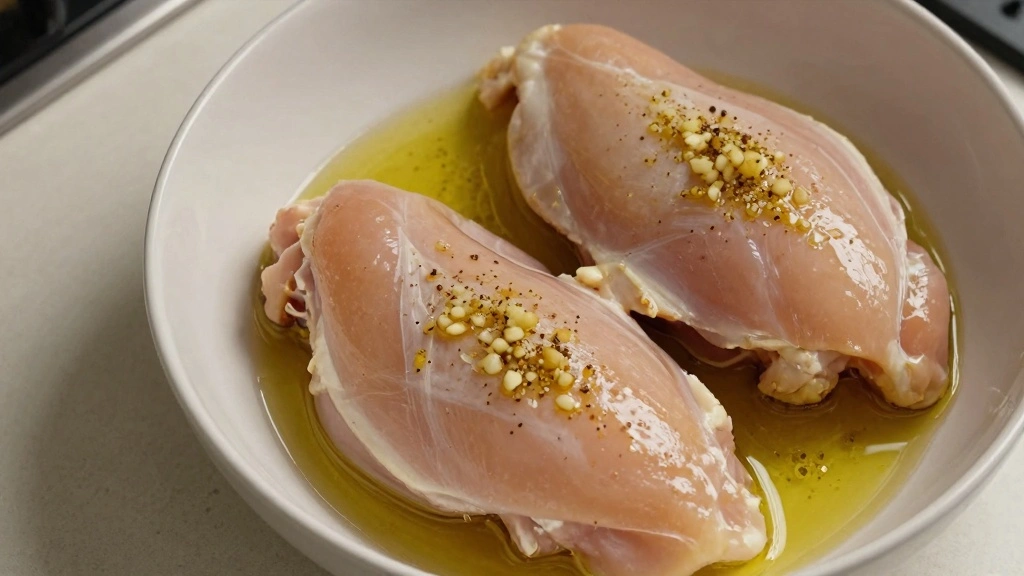 Baked Chicken and Broccoli for an Easy Weeknight Meal - Step 2: Marinate the Chicken 1