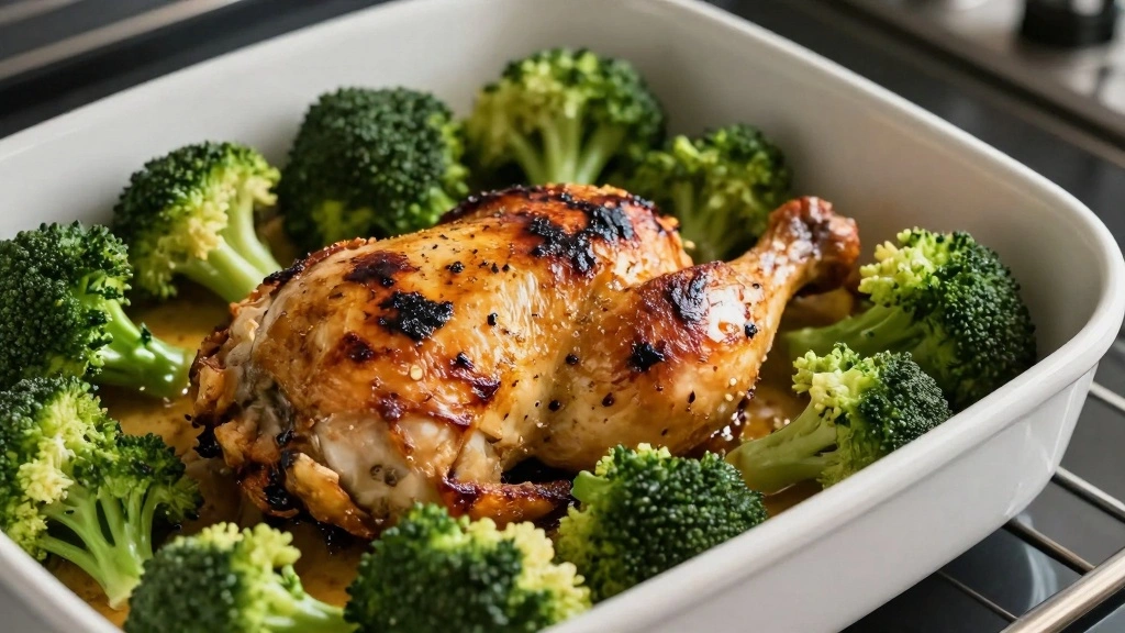 Baked Chicken and Broccoli for an Easy Weeknight Meal - Step 6: Bake the Dish 1