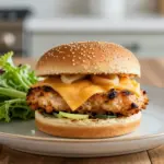 Cheddar Ranch Chicken Burgers Perfect for Family Meals