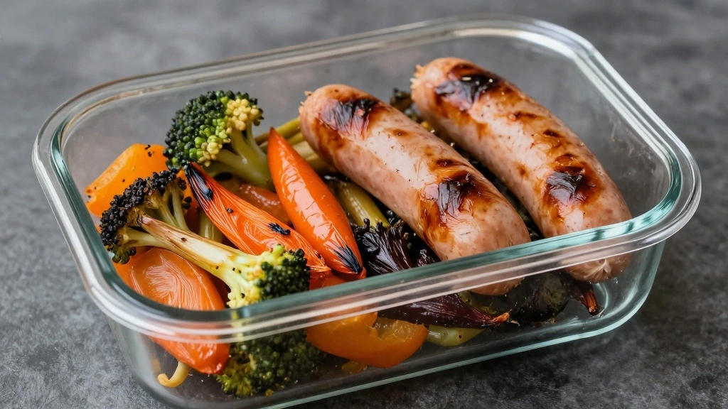 Chicken Sausage Sheet Pan Meal With Easy Cleanup - Step 8: Store Leftovers 1