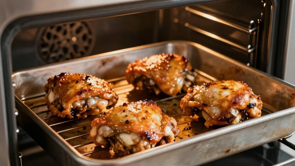 Oven Baked Chicken Thighs Juicy and Full of Flavor 7 Oven Baked Chicken Thighs Juicy and Full of Flavor - Step 6: Bake the Chicken 1