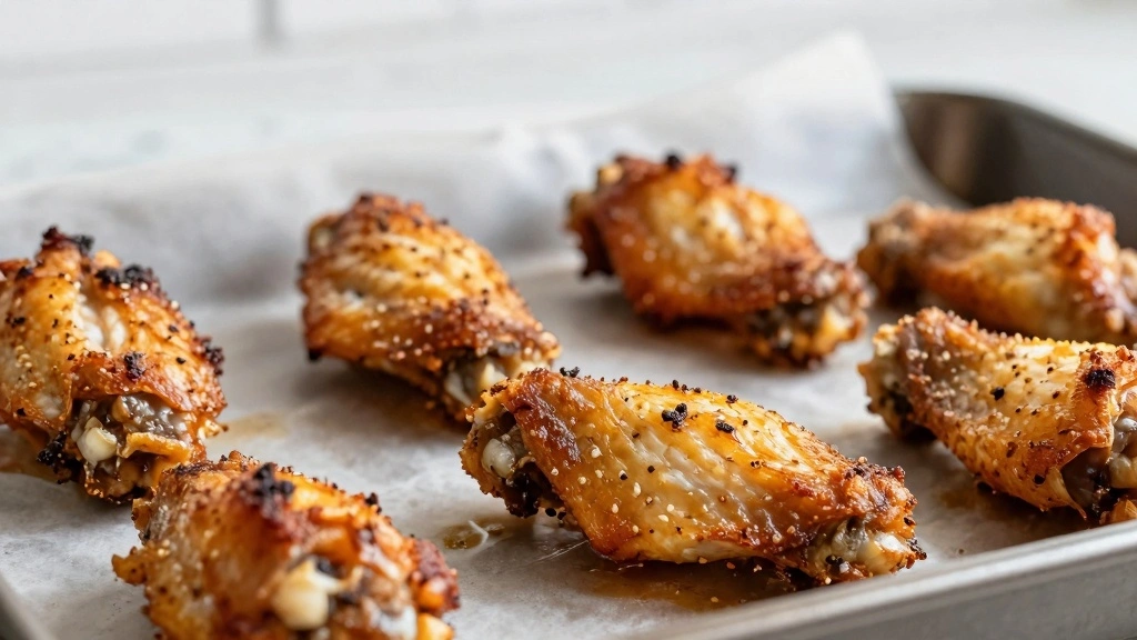 Whole Chicken Wings Baked in the Oven Until Crispy - Step 6: Bake the Wings 1